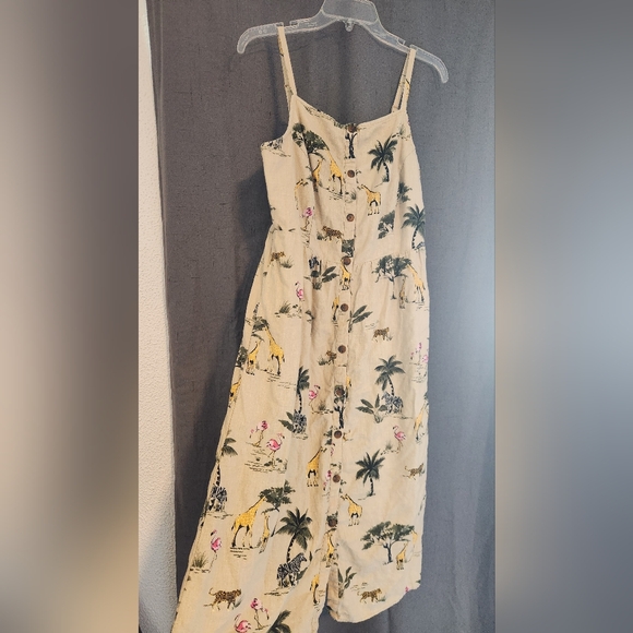 Old Navy Dresses & Skirts - Tropical Print Button-Down Dress Old Navy